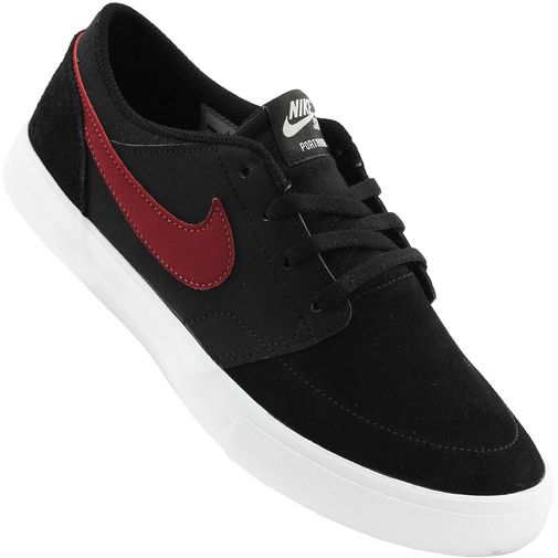 nike sb preto e vermelho