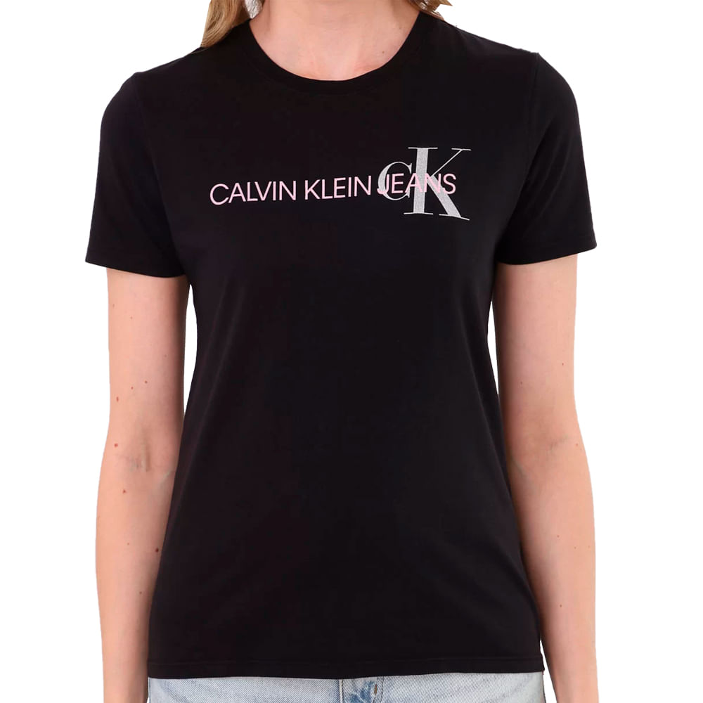 Camiseta Calvin Klein Logo Lateral Feminino - surfinn