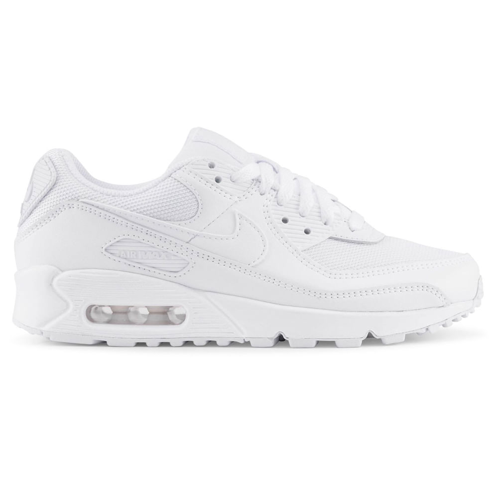 nike air max 90 feminino branco e azul