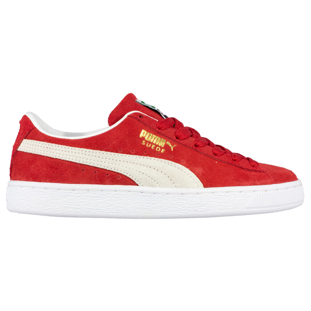 puma basket vermelho