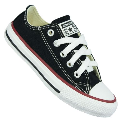 Tênis All Star CK00020007 Infantil Preto Vermelho Branco