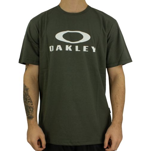 Camiseta Oakley Masculina O-Bark SS Tee, Branco, P