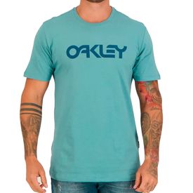 Camiseta Masculina Oakley Frog Big Graphic Tee Grey Cinza