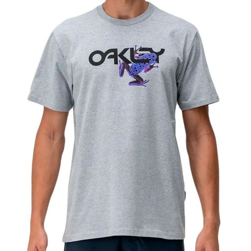 Camiseta Oakley Frog X Iridium Tee Masculina - Preto